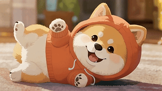 可爱的柴犬狗狗