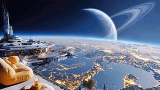 太空星球飞船