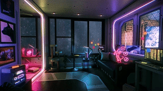 雨夜与赛博公寓 | 虚拟庇护所