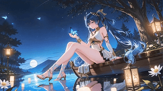 伊诺 | 月夜舟蝶