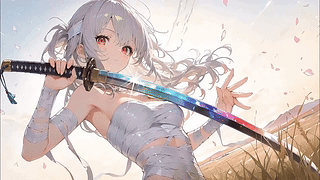 武士动漫少女