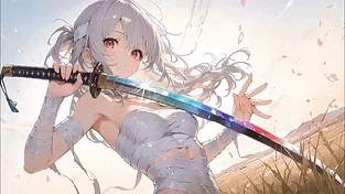 武士动漫少女 动态壁纸 | 作者：꙳NOZOMI ♡
