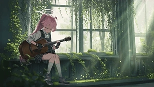 4K 小星野 《蔚蓝档案》 动态壁纸 | 作者：💔⎛⎝𝕯𝖆𝖗𝖐 𝕬𝖆𝖗𝖐 𝕬