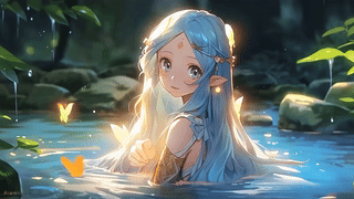 幽林水光