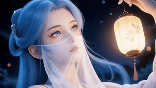 持灯少女