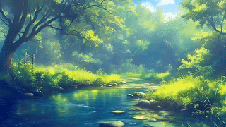 翠谷溪流