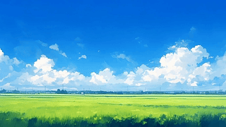 蓝天草园