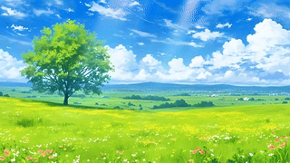绿野晴空
