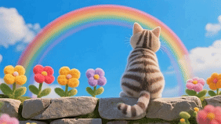 可爱的猫咪花花