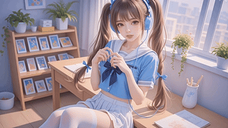教室的女孩4K