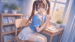 校园小女孩4K