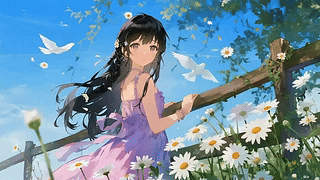 鲜花女孩