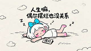 偶尔摆烂没关系