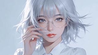 白发女孩