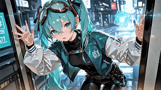 蒸汽朋克的初音未来
