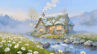 溪边小屋