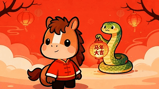 可爱马