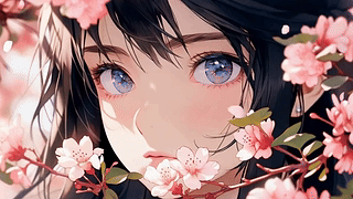 樱花少女动漫插画