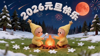 治愈星星人元旦主题