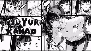 纯色黑白漫画风栗花落香奈乎