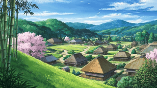 唯美动漫乡村