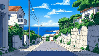 乡村的那片海