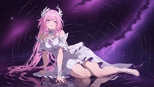 星空少女 动态壁纸 | 作者：守望者