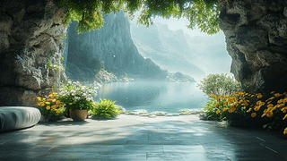 护眼山洞房间