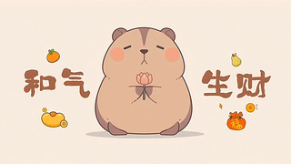 和气生财卡皮巴拉