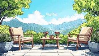 品茶赏景