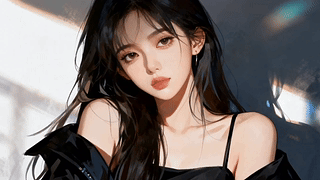黑发少女