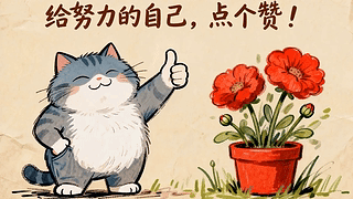 给努力的自己点个赞