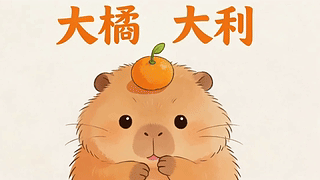 可爱水獭大橘大利