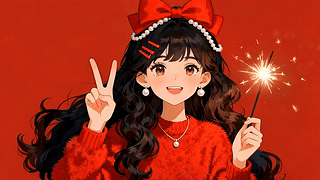 可爱女孩