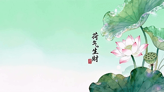 清新生财桌面