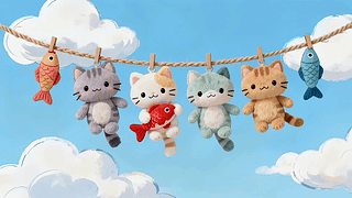 晒晒我可爱的玩偶猫