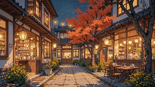 治愈雨夜小巷