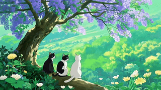 看风景的猫咪