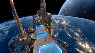 太空星球飞船