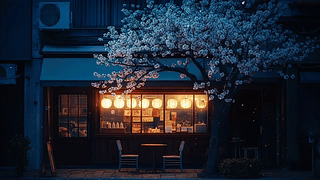 深夜樱花小店