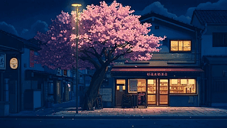 好运来樱花奶茶店
