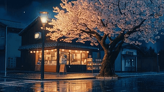 雨夜落樱商店