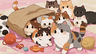 可爱的小猫们