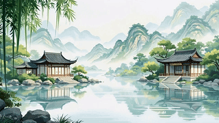 青山绿水