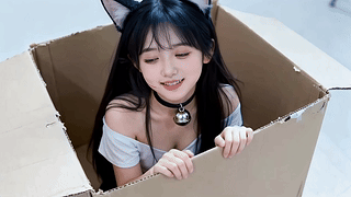 可爱的猫耳女孩