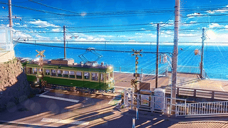 海边火车