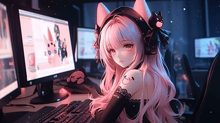 可爱女孩