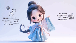 可爱女孩