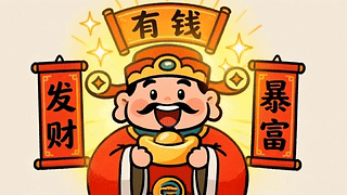财神爷有钱发财暴富