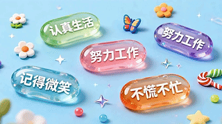 可爱励志打工人标签语